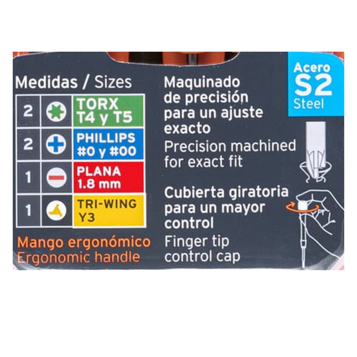 Juego de desarmadores precisión, desarmadores joyero 6 piezas, Truper3