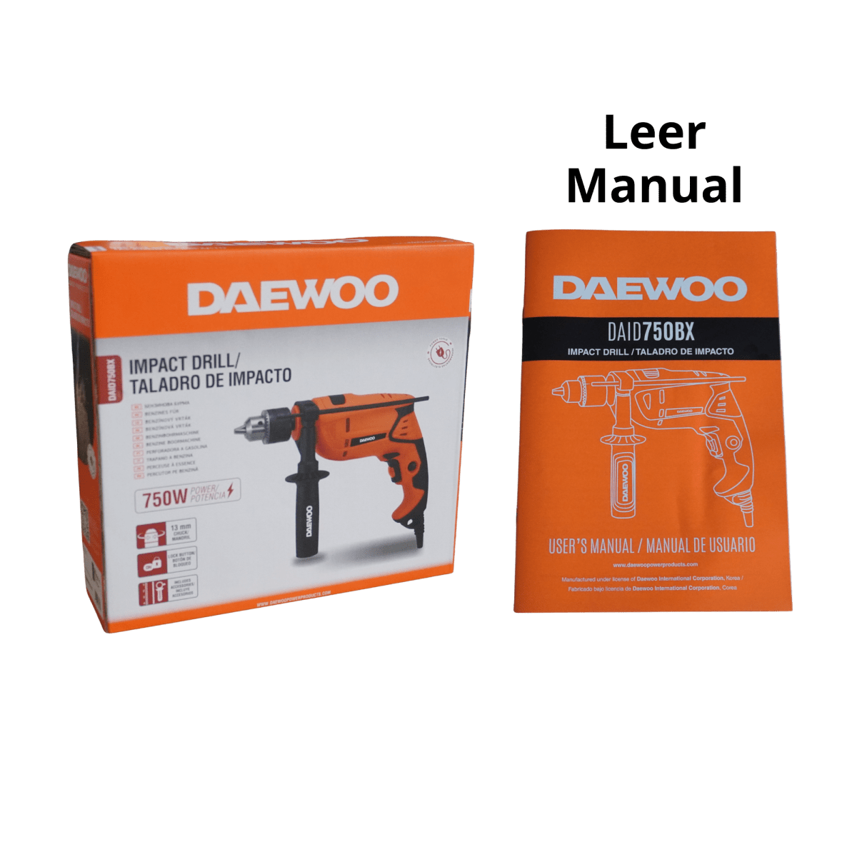 Taladro de Impacto Daewoo 750 WATTS3