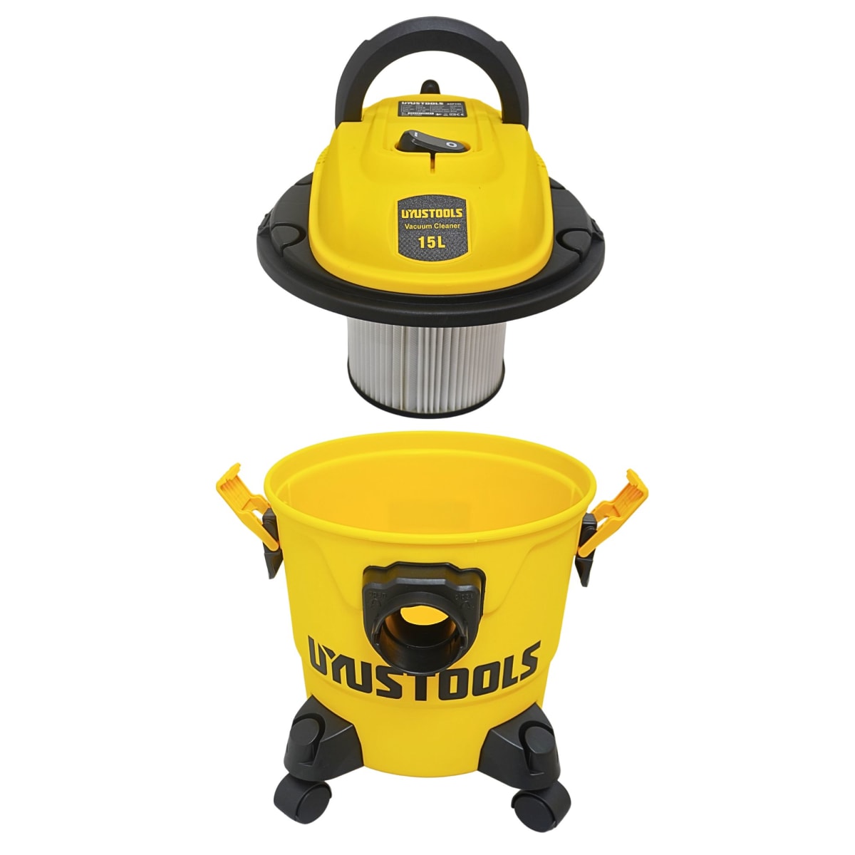 Aspiradora polvo liquido 15L - 1200W UYUSTOOLS Aspiradora polvo liquido 15L - 1200W3