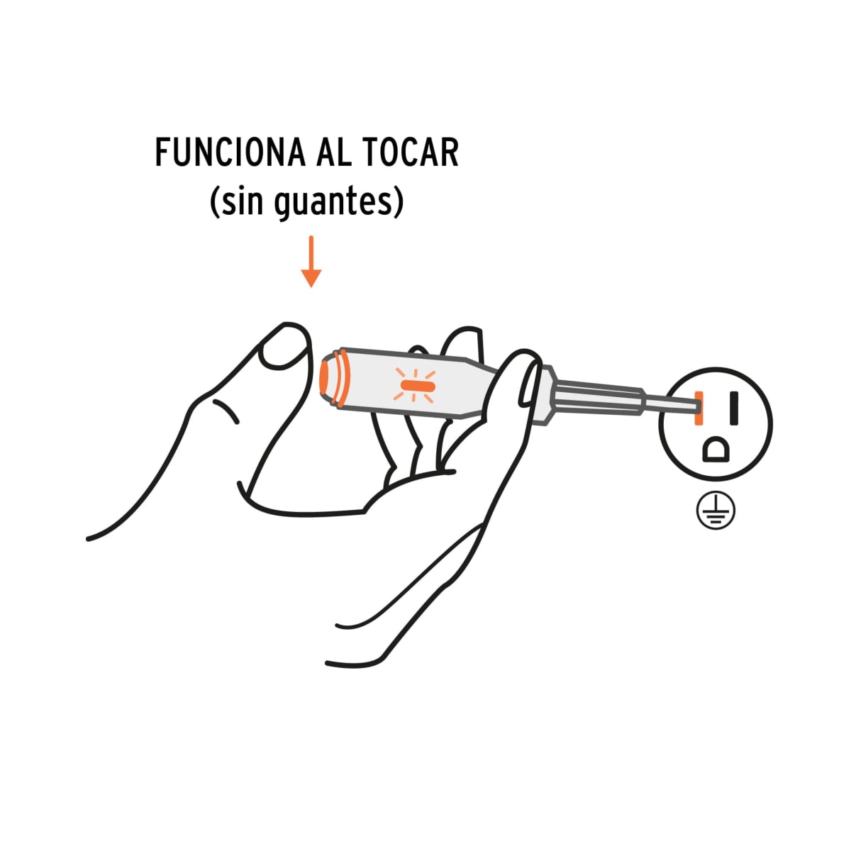 PROBADOR DE CORRIENTE ALTERNA 14CM TRUPER3