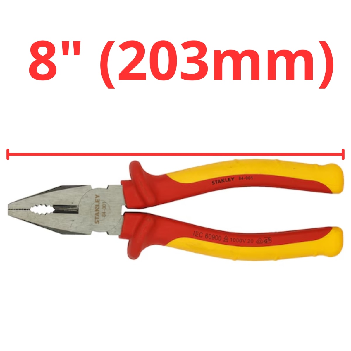 ALICATE UNIVERSAL DIELECTRICO 1000V  8