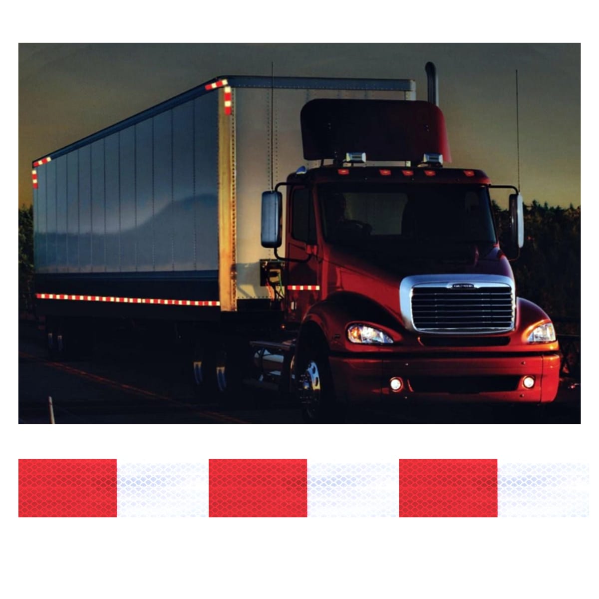 CINTA REFLECTIVA REFLEJANTE 90CM AUTOS CAMIÓN TRUPER3