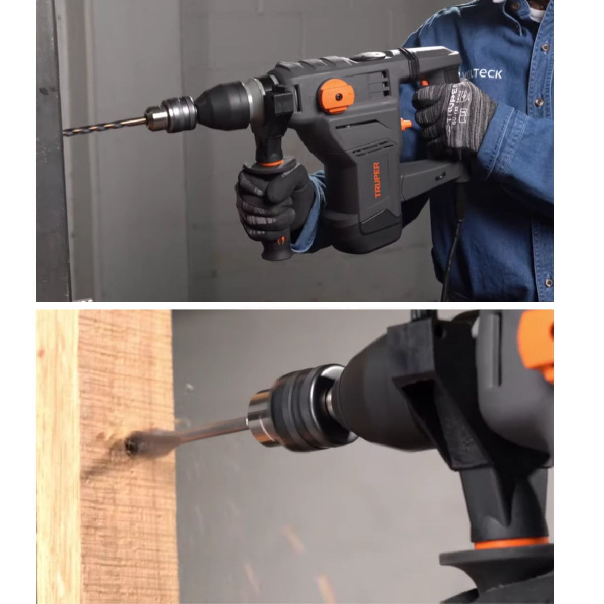 Rotomartillo industrial SDS PLUS 5 JOULES 220V, Truper3