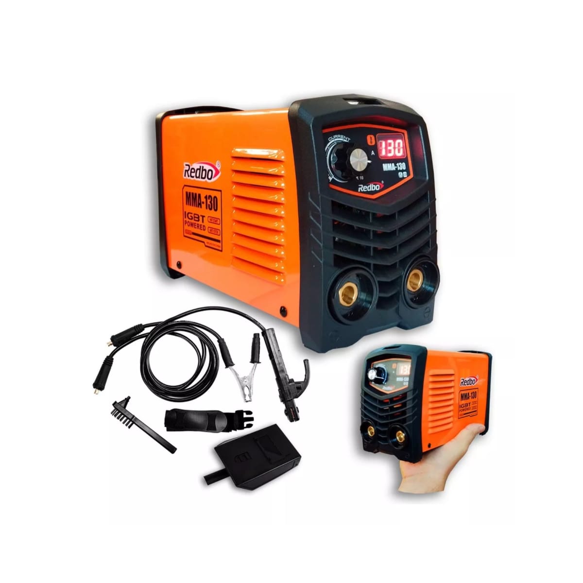 Combo Soldadora 130A 220V + CARETA PARA SOLDAR WH9035-2B3