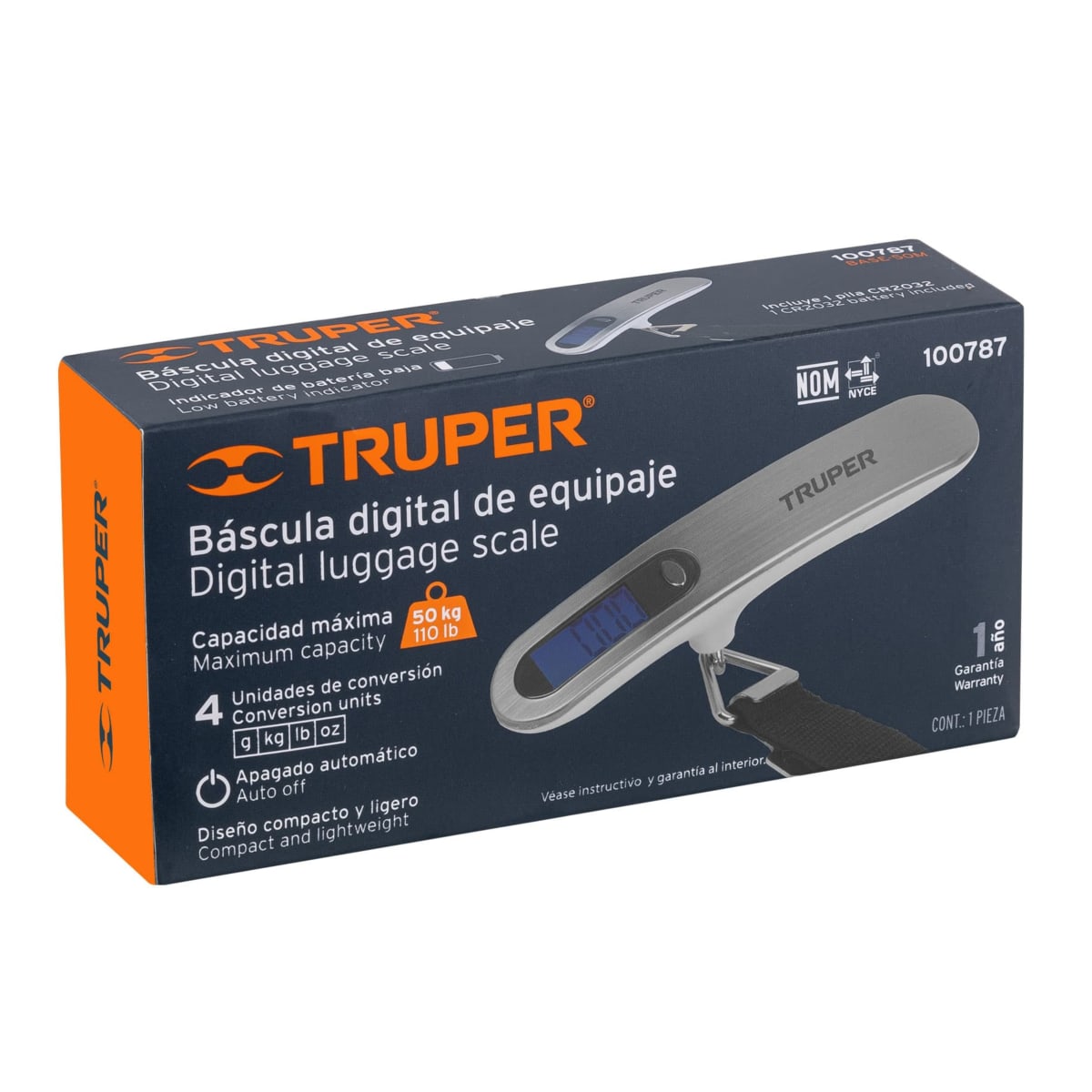 Balanza digital para maleta, balanza de mano - Truper3
