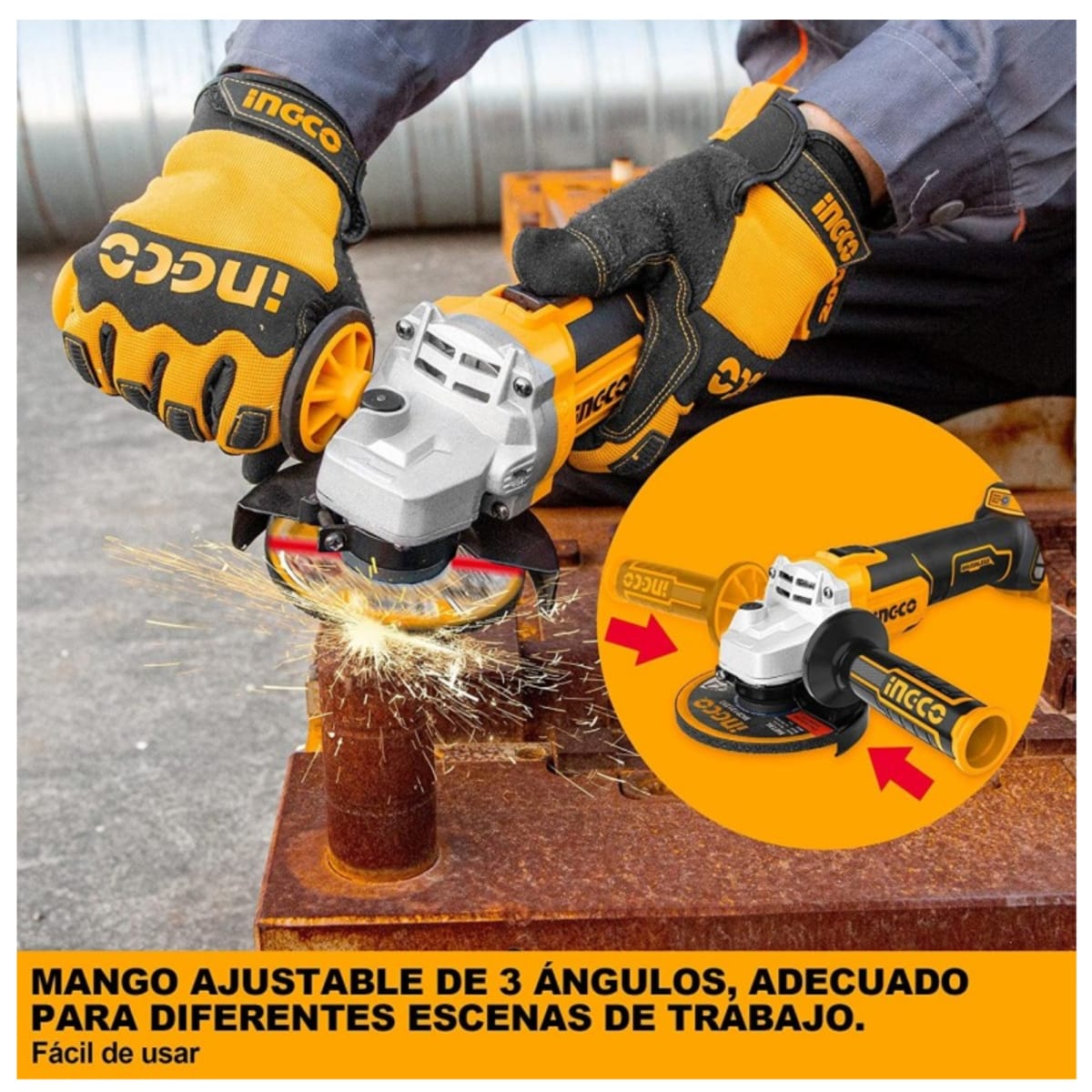 AMOLADORA INALAMBRICO TALADRO PERCUTOR COMBO MALETA DE HERRAMIENTA4