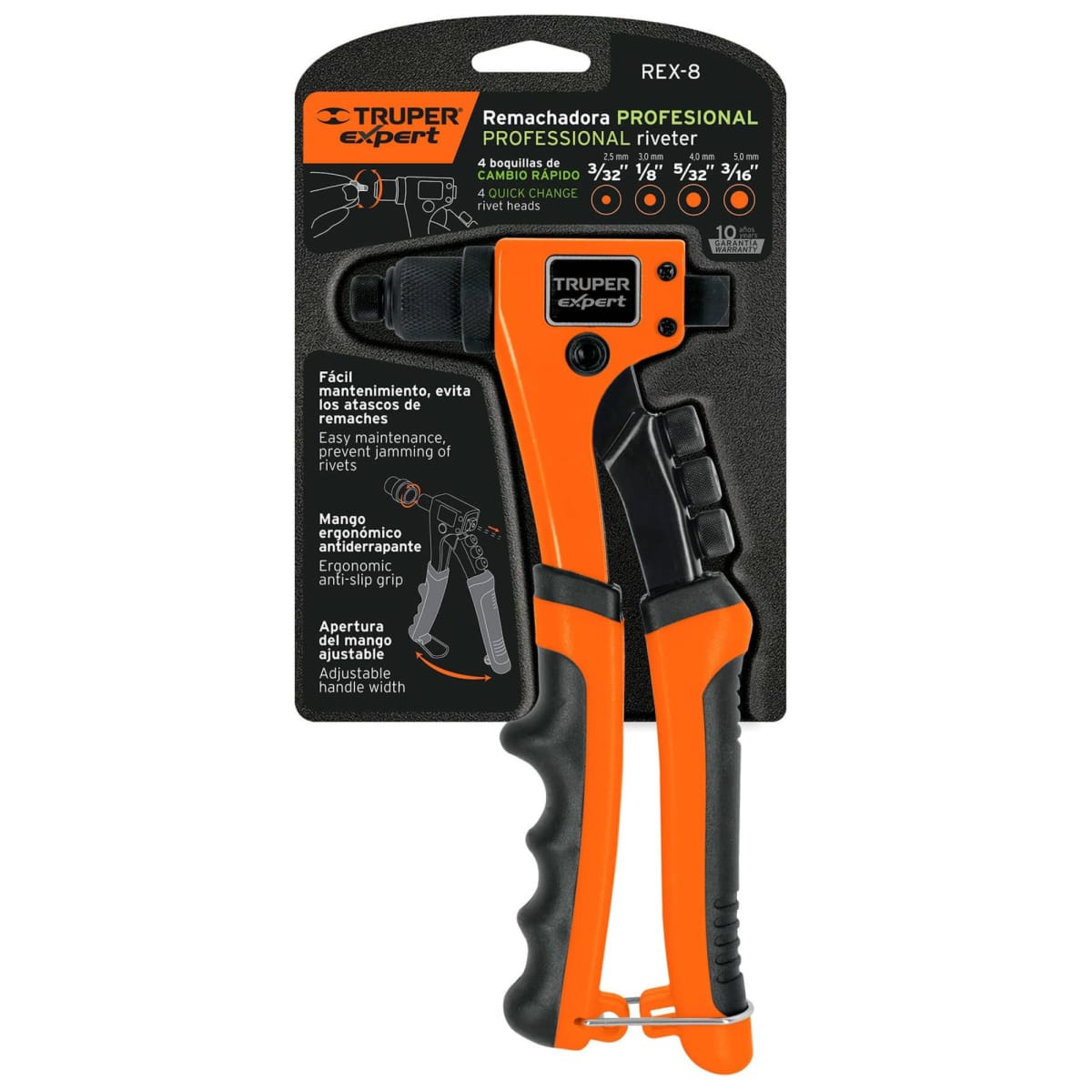 Remachadora profesional 8 Truper Expert4