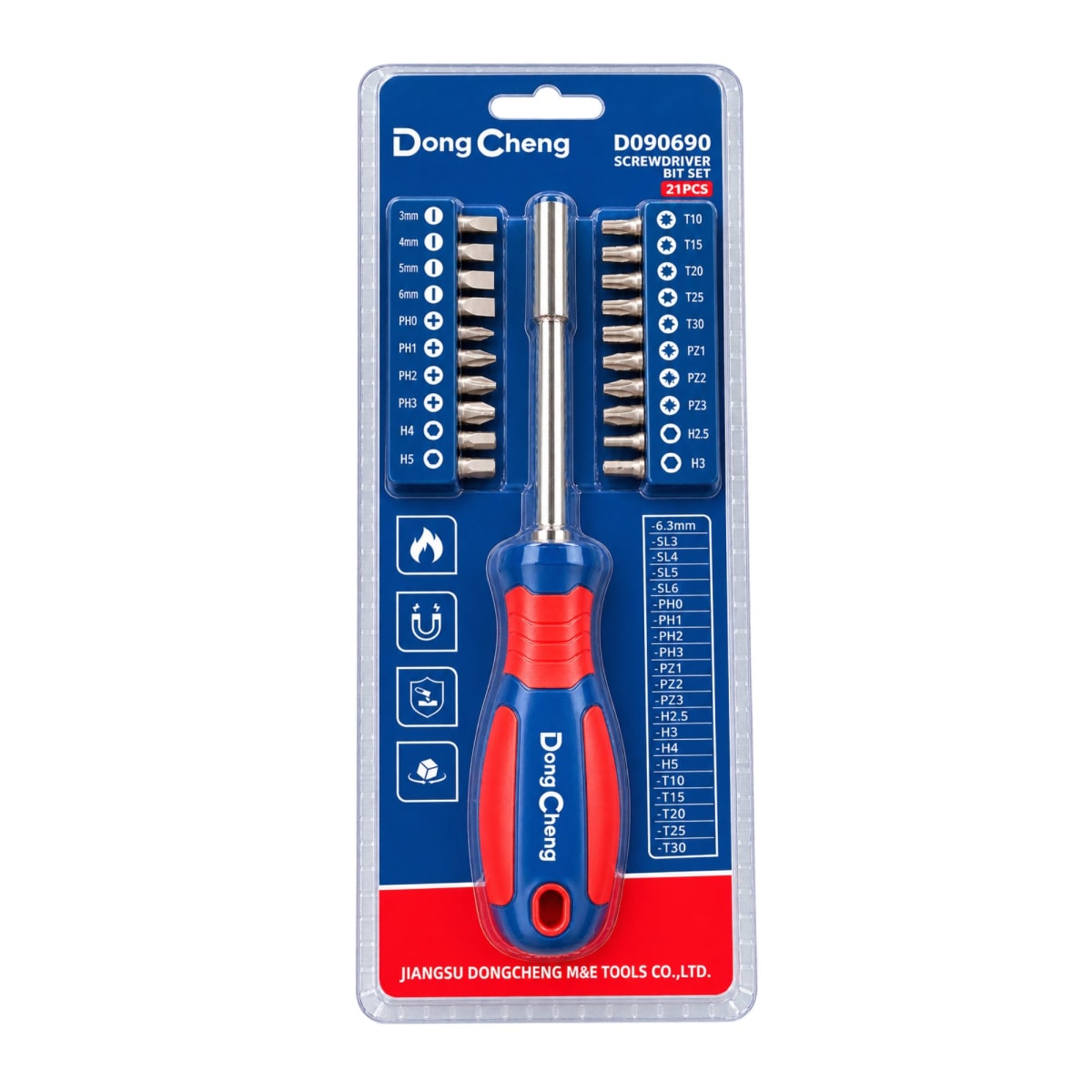 Set de Desarmadores Manuales 21 Piezas DongCheng D0906904