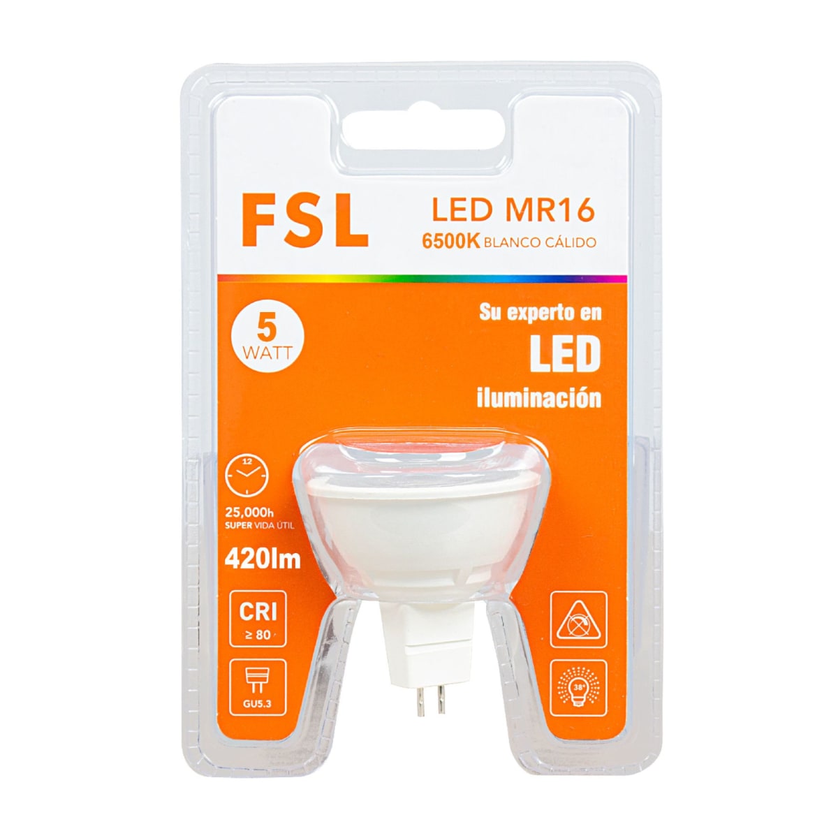 DICROICO LED LAMPARA 5W FSL4