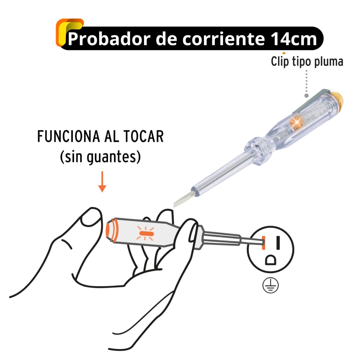 Desarmadores dielectricos 1000V industrial + probador de corriente4