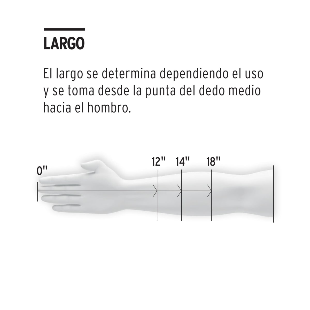 Guantes látex pintor puño largo 8 talla M - Truper4