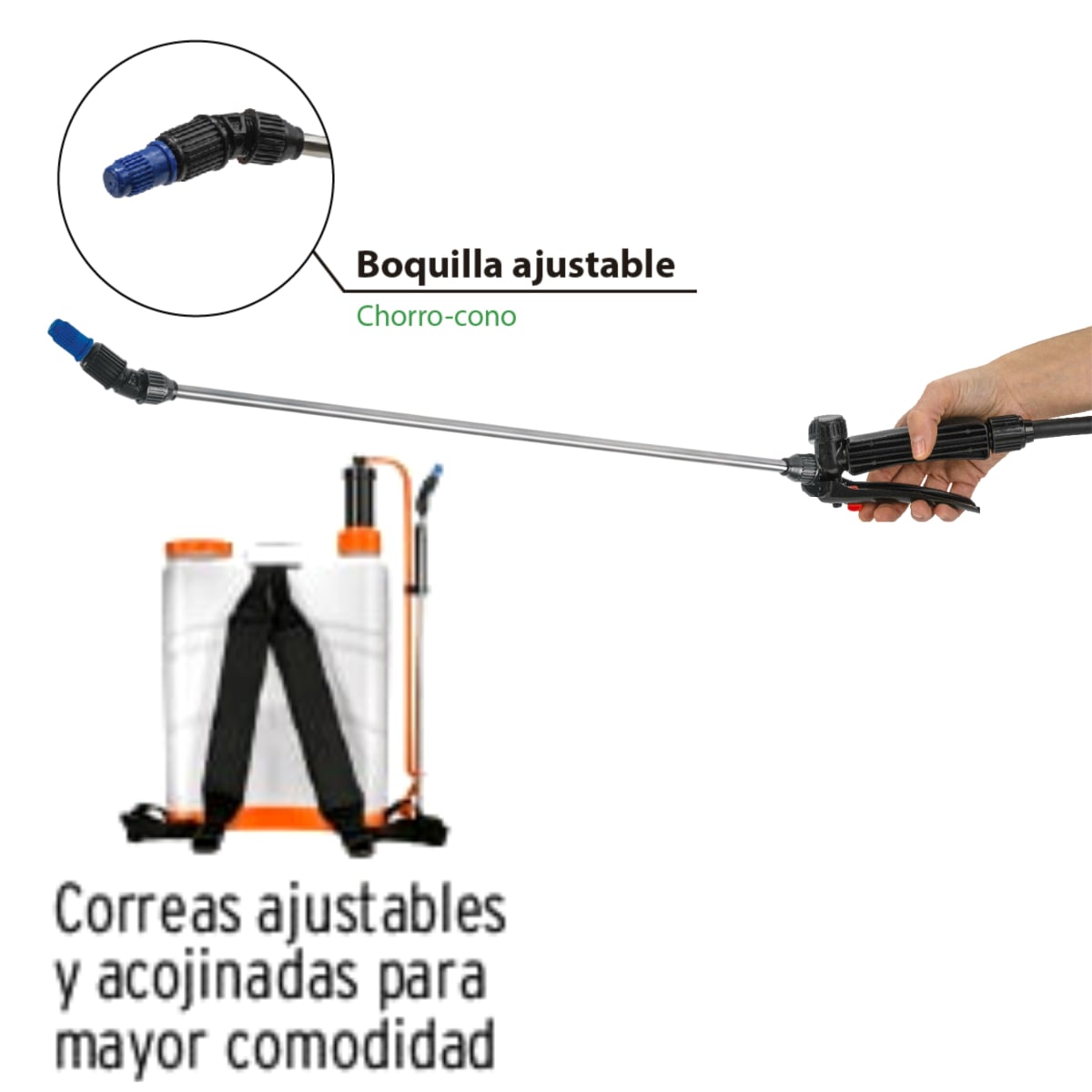 FUMIGADOR MANUAL DE MOCHILA (5.2 GL) 20L - TRUPER4