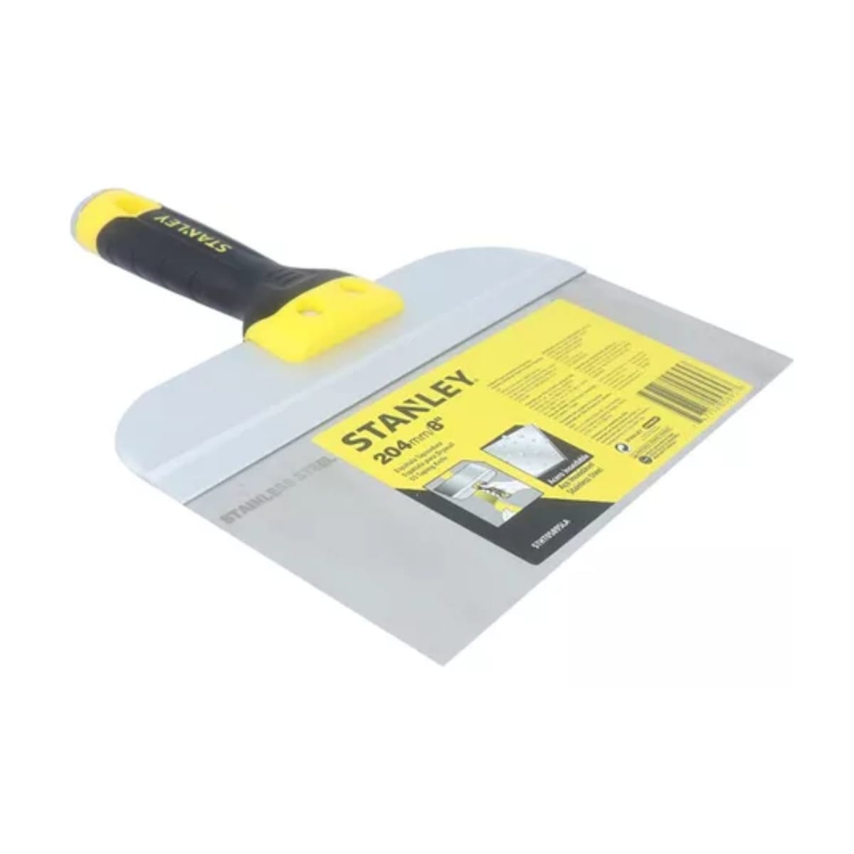 Espátula masillador para drywall y otros 8 pulgadas INOXIDABLE STANLEY4