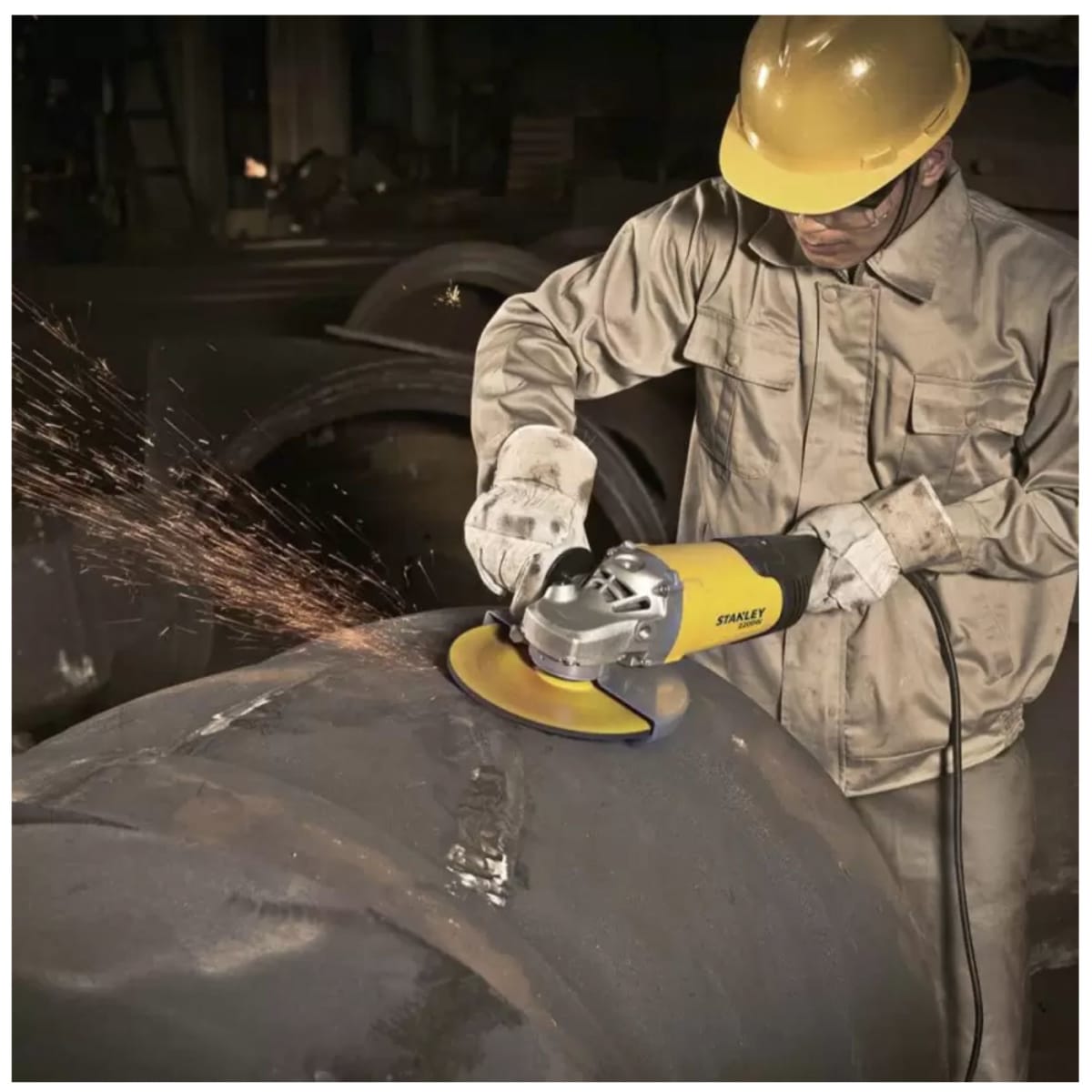 Amoladora Esmeril Angular 7 2200W industrial Stanley4