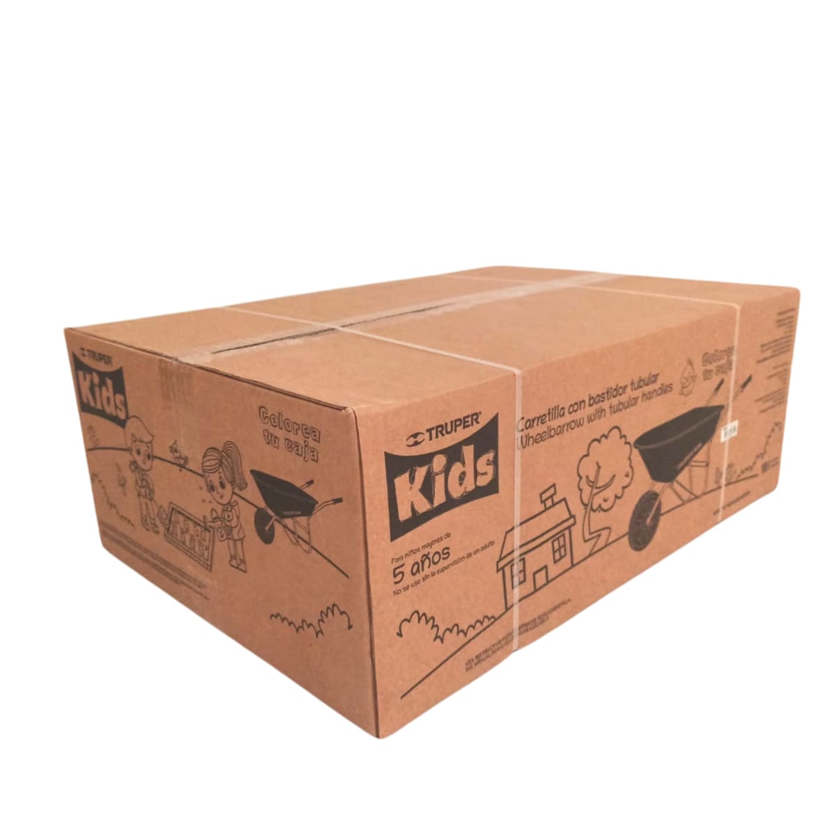 Carretilla para niños, tolva plástica , Truper4