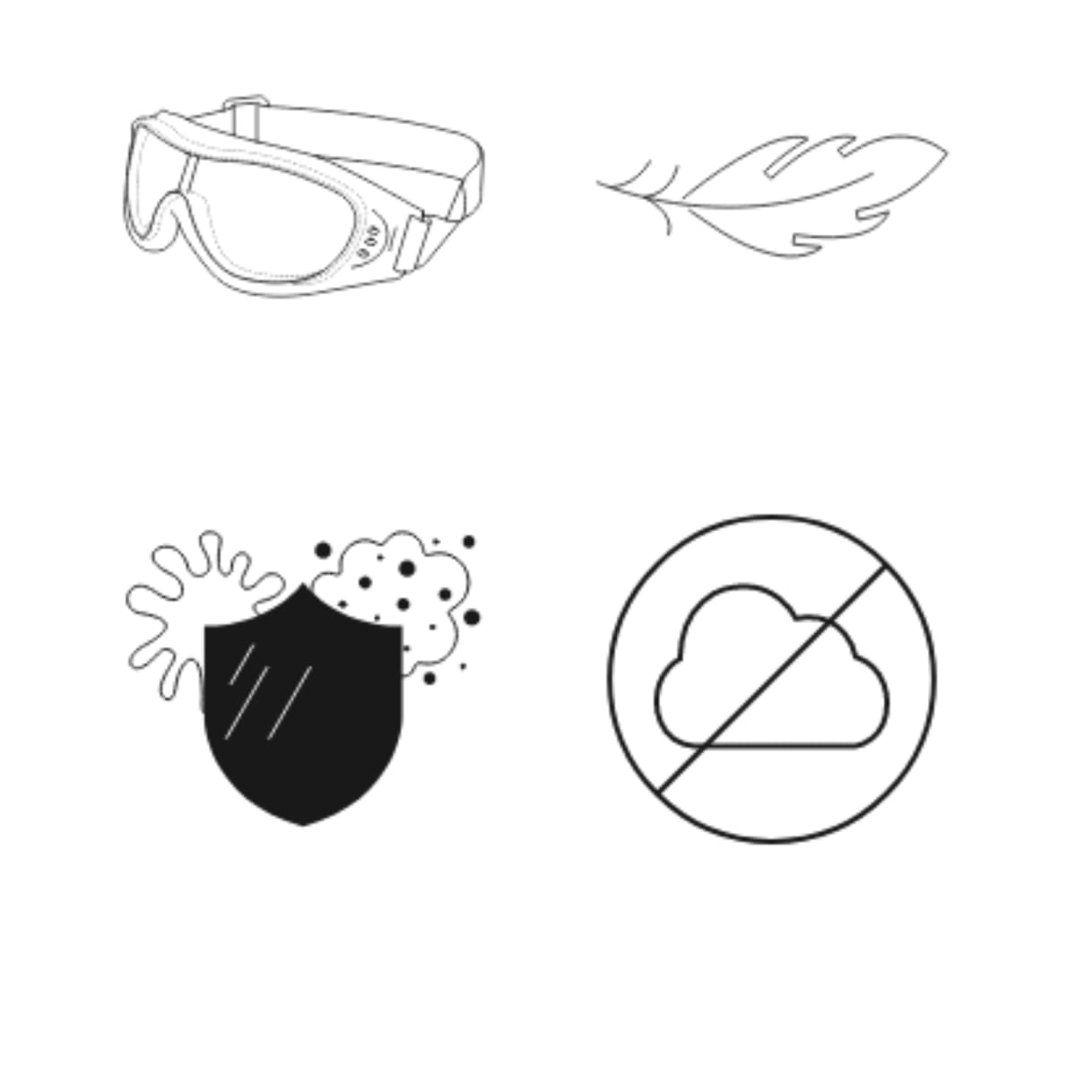 Lente Goggles de Seguridad Antiempañante -- Truper4
