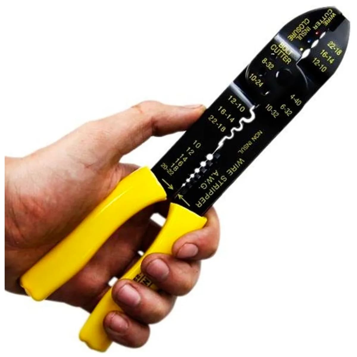 Alicate Pelacables ponchador profesional, 9 pulgadas STANLEY4