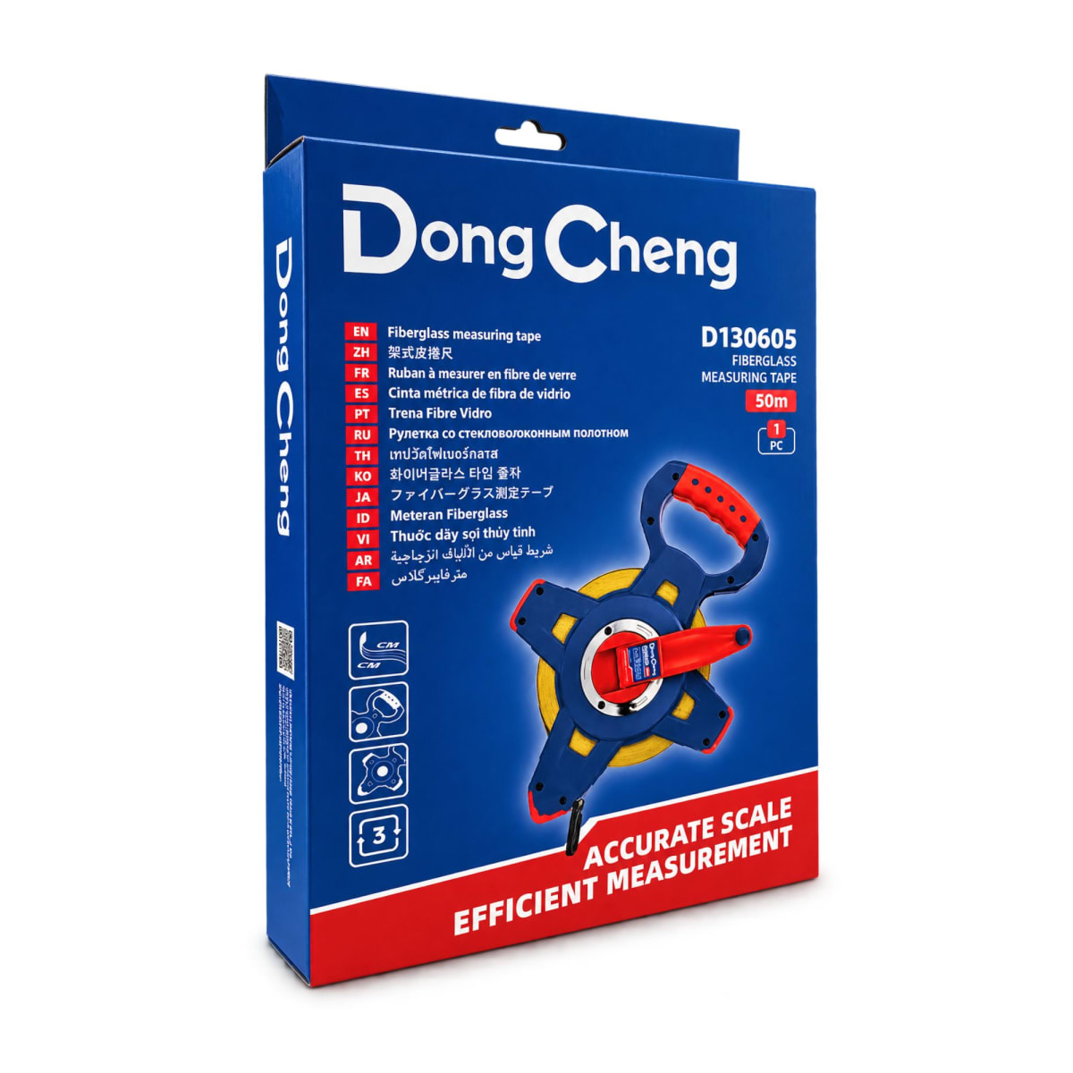 Wincha de Medir de Fibra de Vidrio 50 Metros DongCheng4