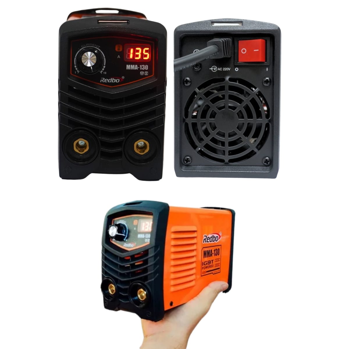 Amoladora angular industrial 1100W + Maquina de soldar 130A 220V4