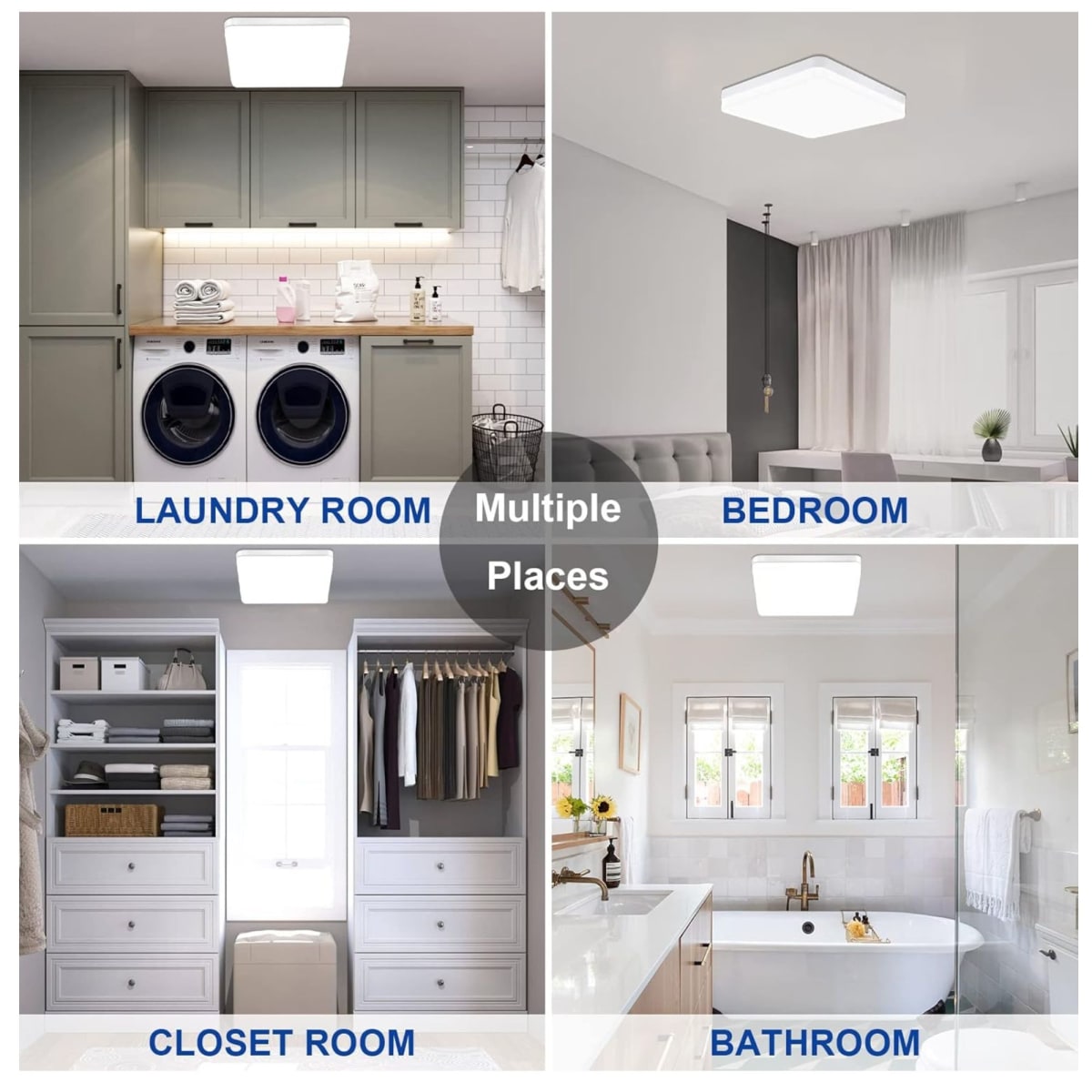 PANEL LED CUADRADO LUZ BLANCO 18W FSL4