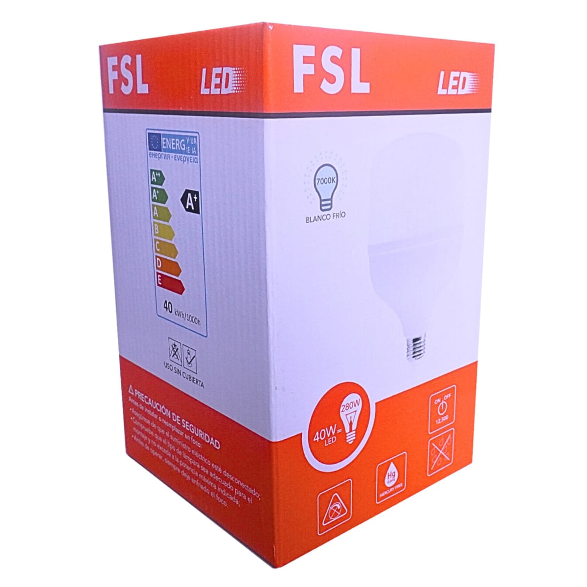 Foco led 40W POTENCIA luz blanco foco FSL4