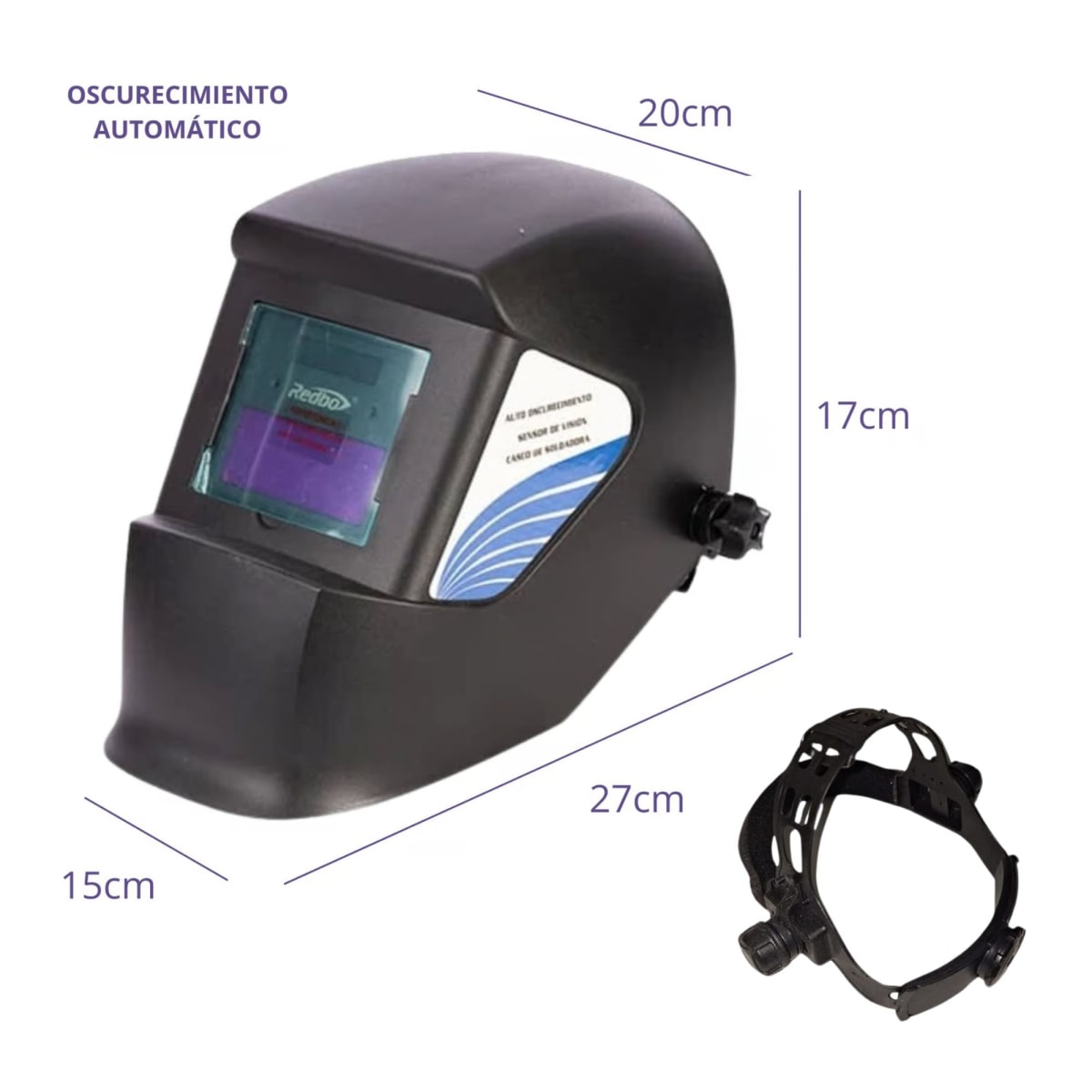 Combo Soldadora 130A 220V + CARETA PARA SOLDAR WH9035-2B4