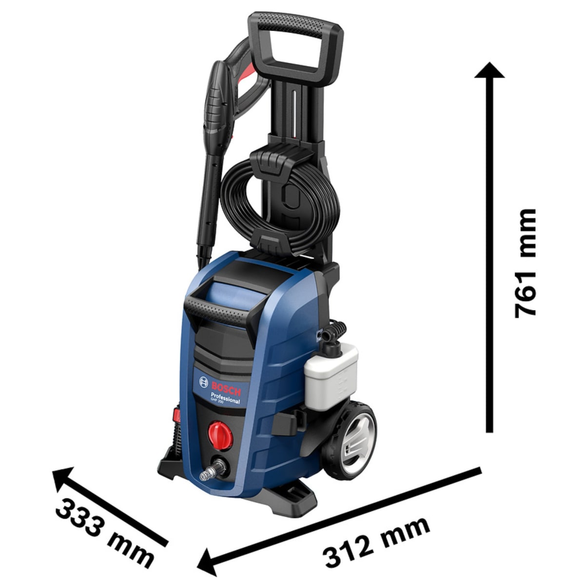 Hidrolavadora  Alta Presión 2000 PSI, 1700W GHP 200 Bosch6