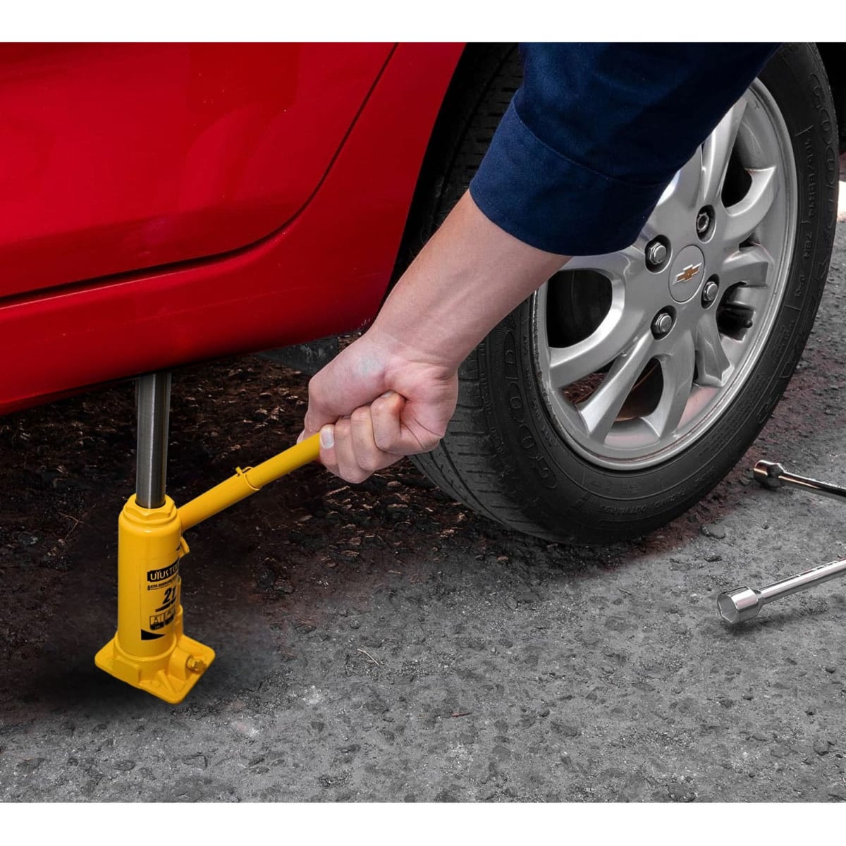 Gata hidráulica botella 2 toneladas, UYUSTOOLS5