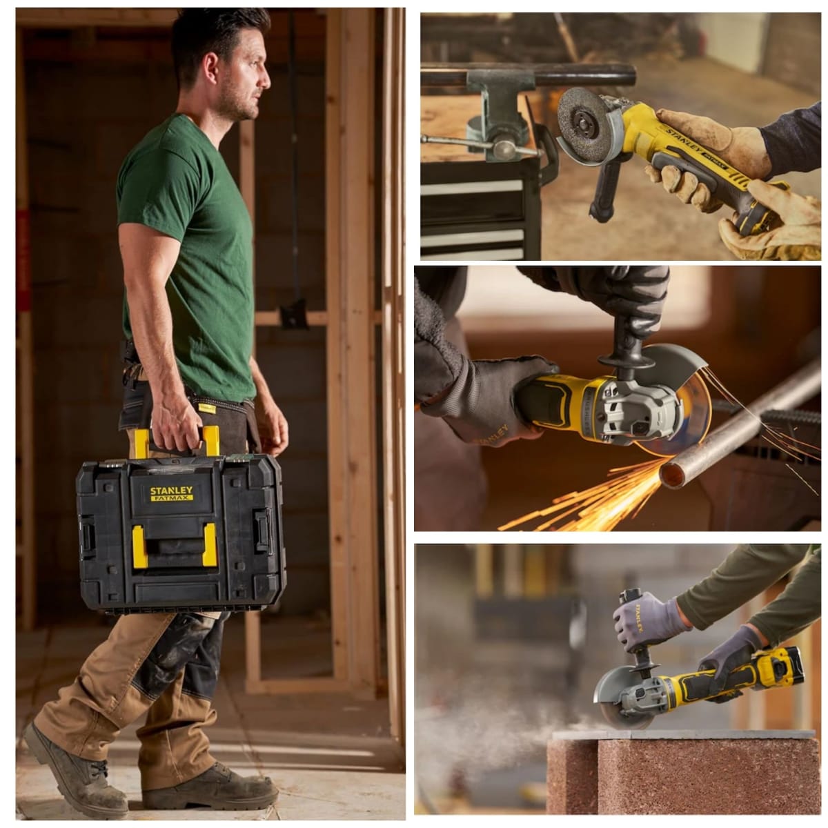 Combo taladro percutor atornillaor de impacto amoladora 20V BRUSHLESS5