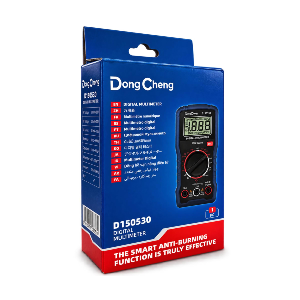 Multímetro Digital 600V 10A DongCheng5