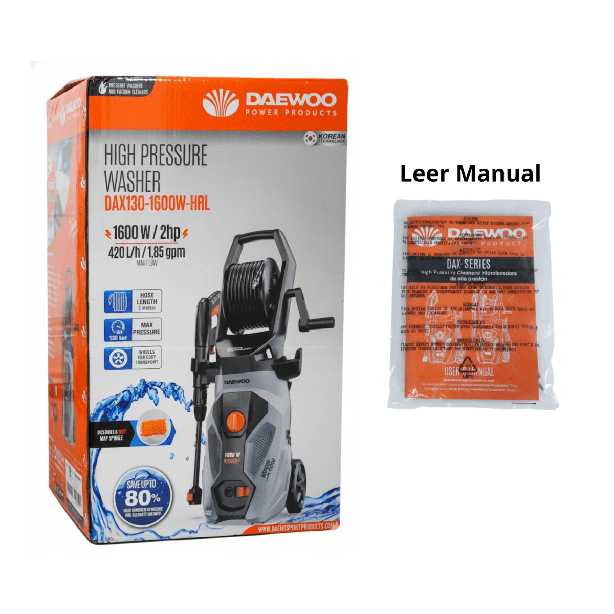 Hidrolavadora de 1600W Daewoo3