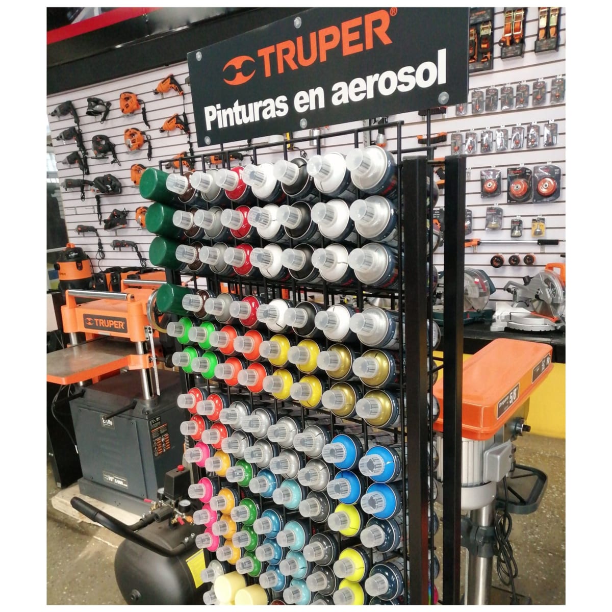 Pintura spray color ORO metálico ultracaft TRUPER5
