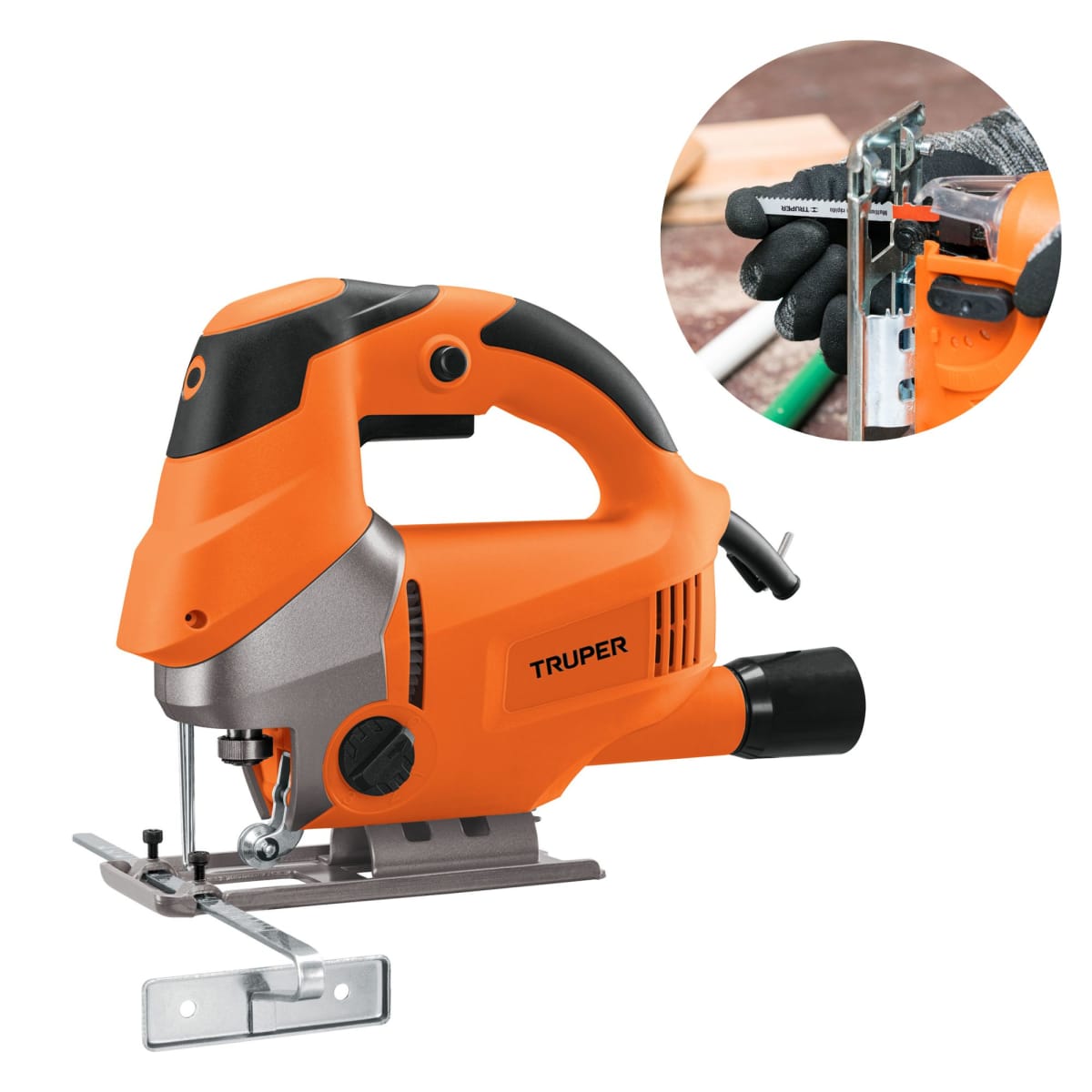 Combo lijadora orbital 240w y sierra caladora 750w -Truper5