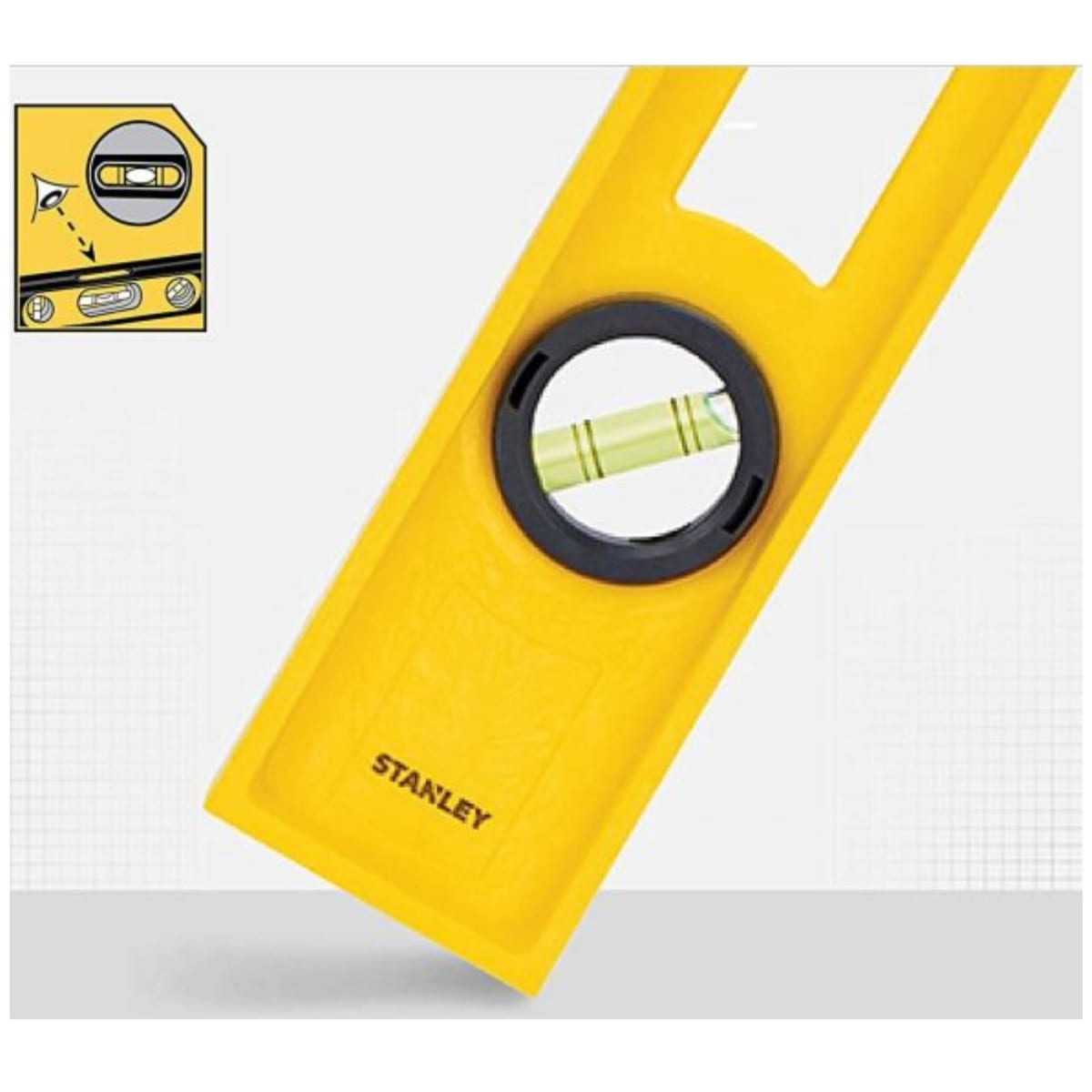 Nivel de mano 45cm 18 Resina Estructural Stanley4