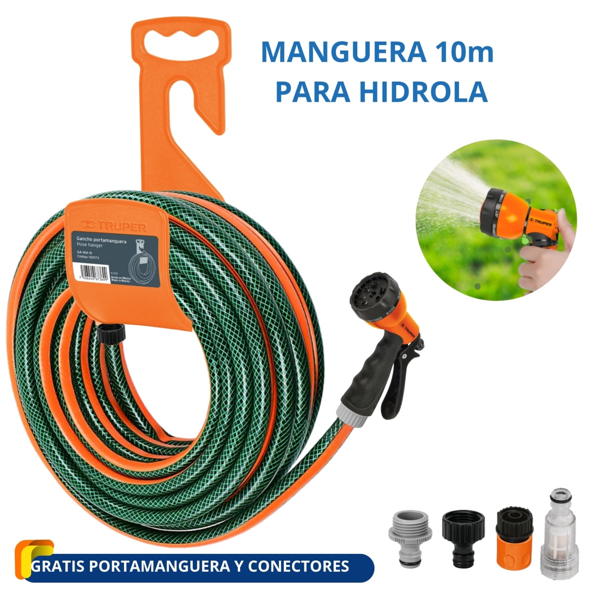 MEGACOMBO HIDROLAVADORA 1500PSI MANGUERA ASPIRADORA CAJA CON RUEDA5