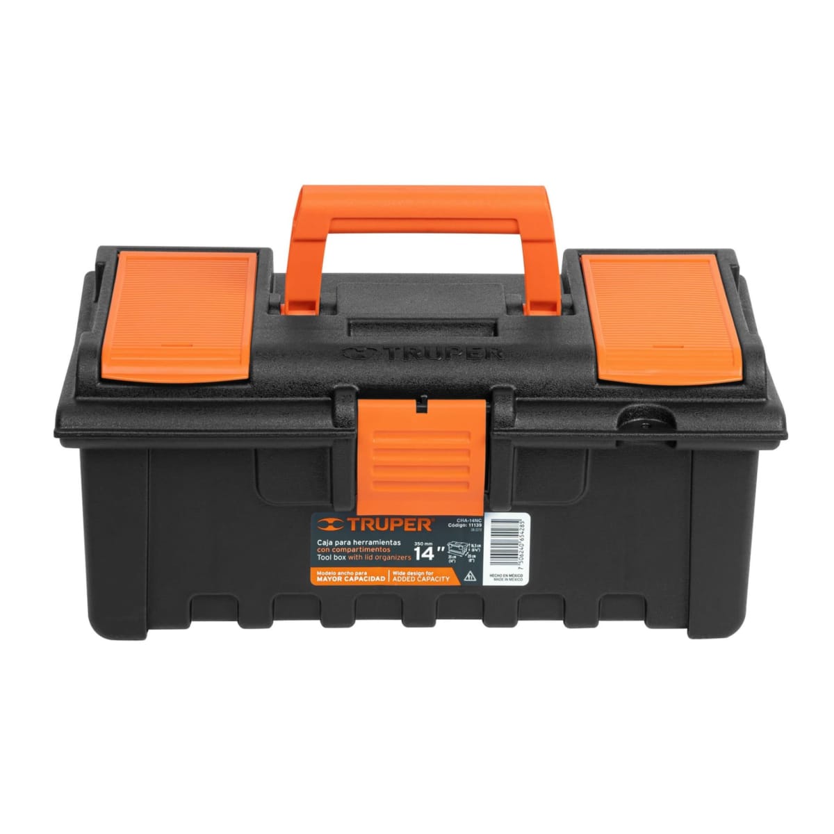 Caja para herramientas de 14 con compartimientos Truper5