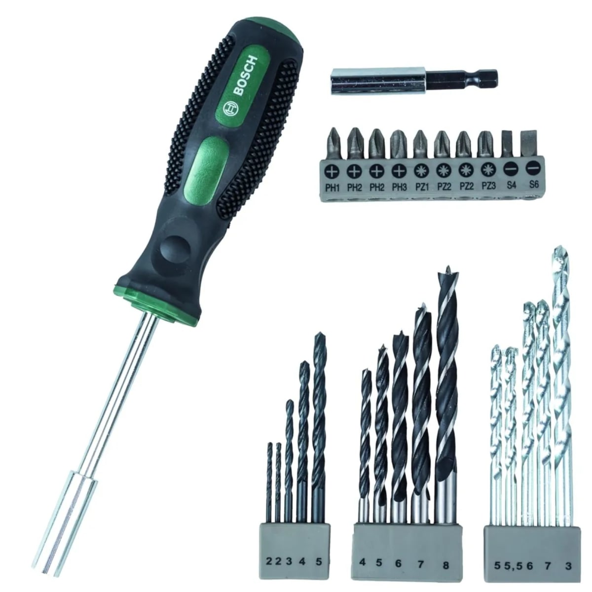 Brocas y Puntas, Atornillador Manualextencion magnetica, 2607017201 Bosch5