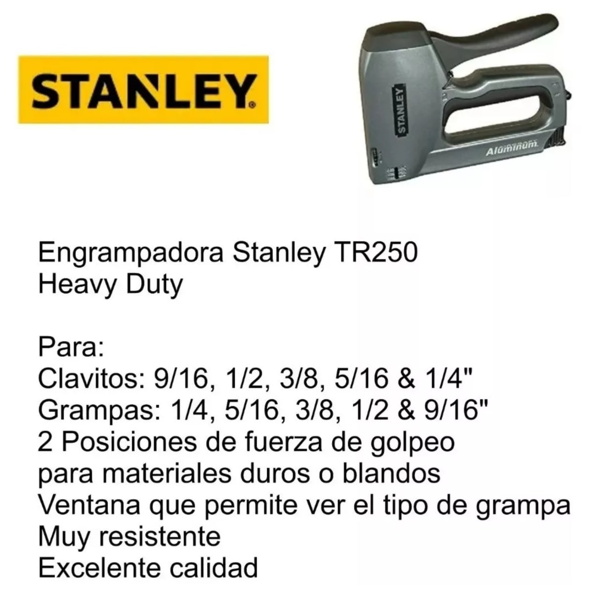 Engrapadora  clavadora uso rudo STANLEY4