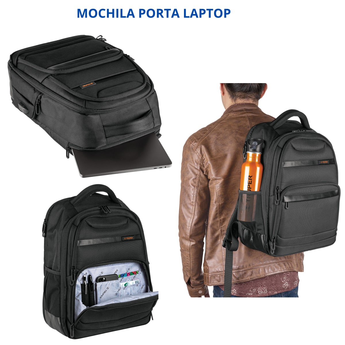 Taladro percutor atornillador 20V y 12V +100 brocas +mochila Truper5