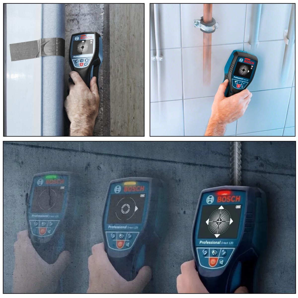 Detector de Metales Materiales 12V Bosch Profesional  D-Tect 1203