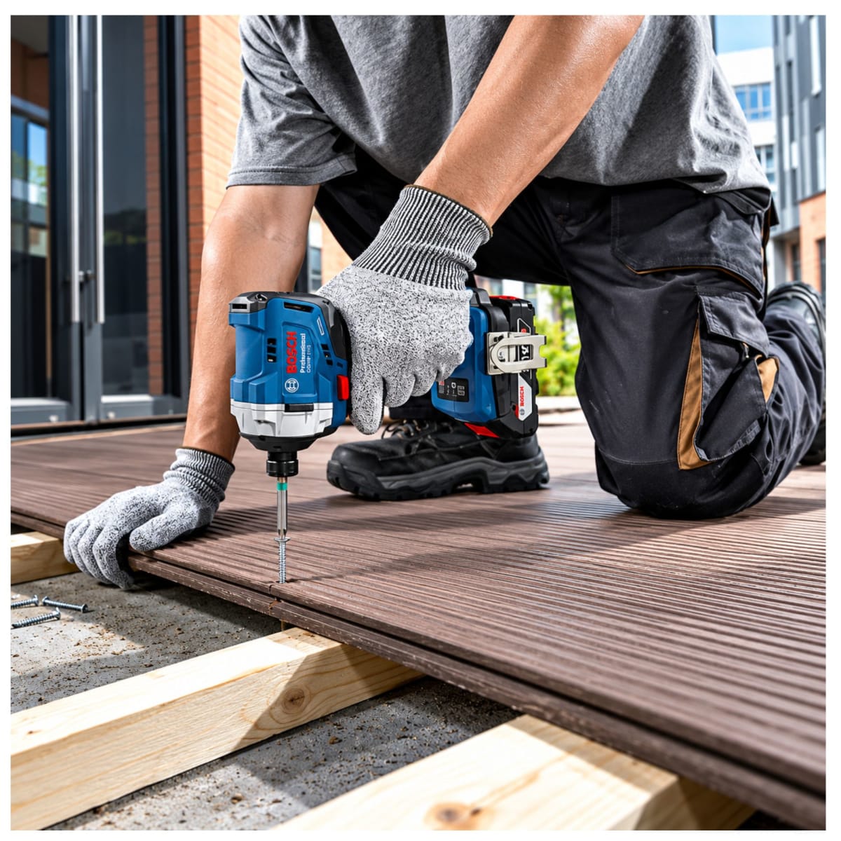 Combo Taladro Percutor GSB 185 + Atornillador de Impacto GSB 185 215 Nm Brushless BOSCH5