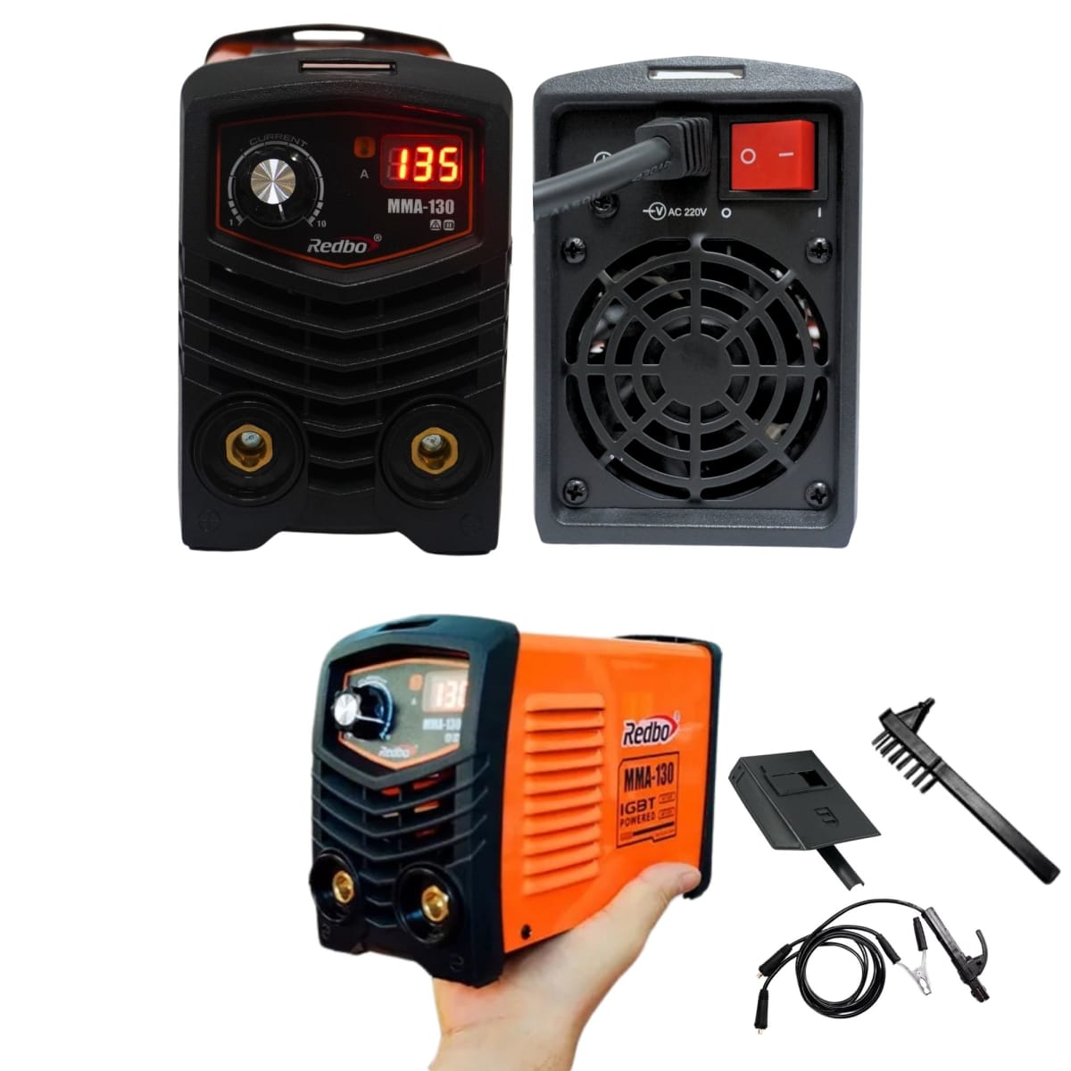 Soldadora MM130 + Amoladora 1100W + Careta Bluesky246