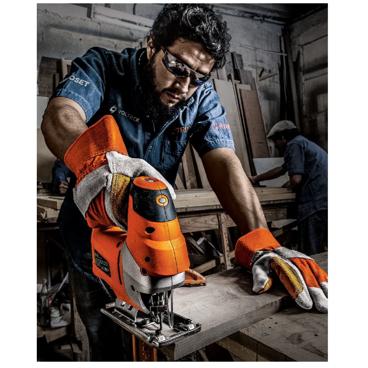 Combo lijadora orbital 240w y sierra caladora 750w -Truper6