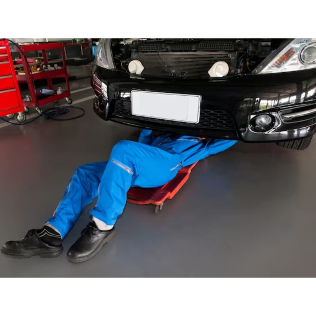 Cama de plástico 40 para mecánico Truper2