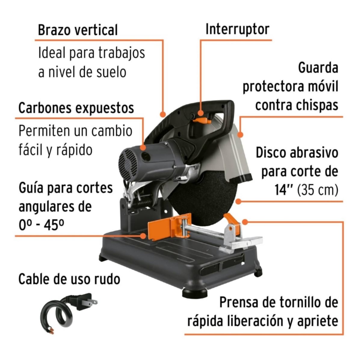 MEGACOMBO SOLDADORA 200A TRONZADORA DE METALES ELECTRODOS Y GUANTES5