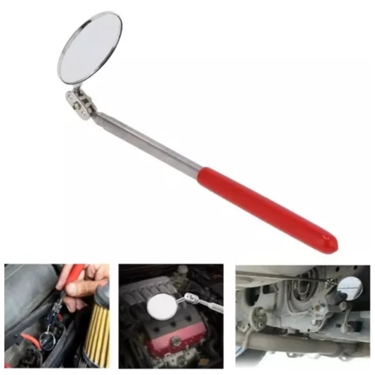 Espejo de inspección telescópico espejo redondo stanley6