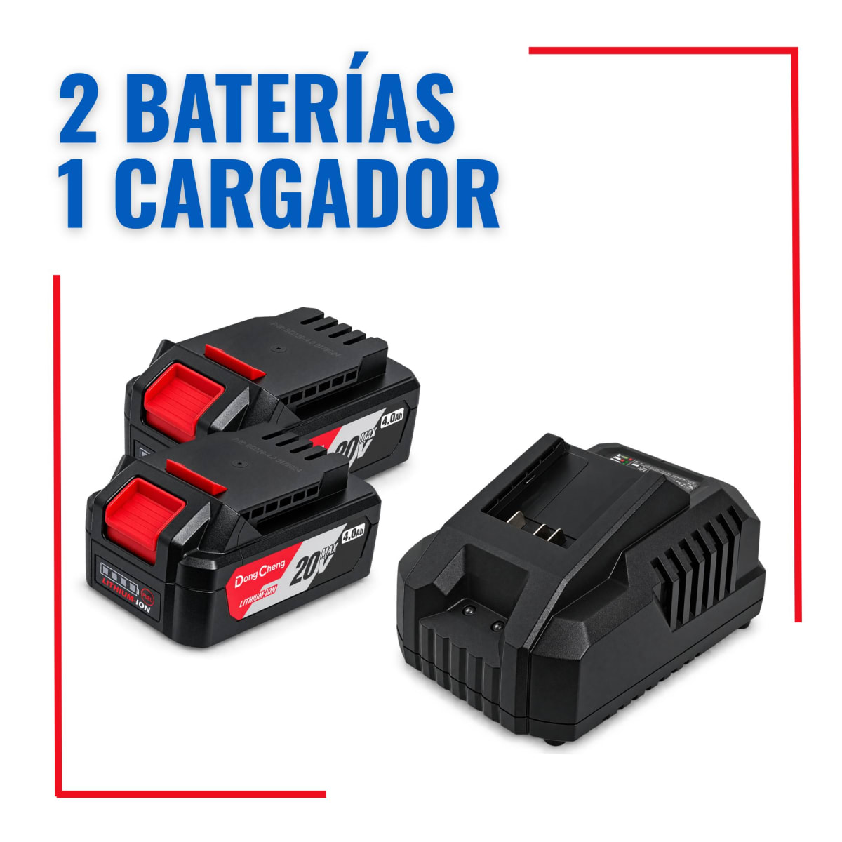 Cepillo Inalámbrico para Madera 20V 600W DongCheng DCMB82BM6