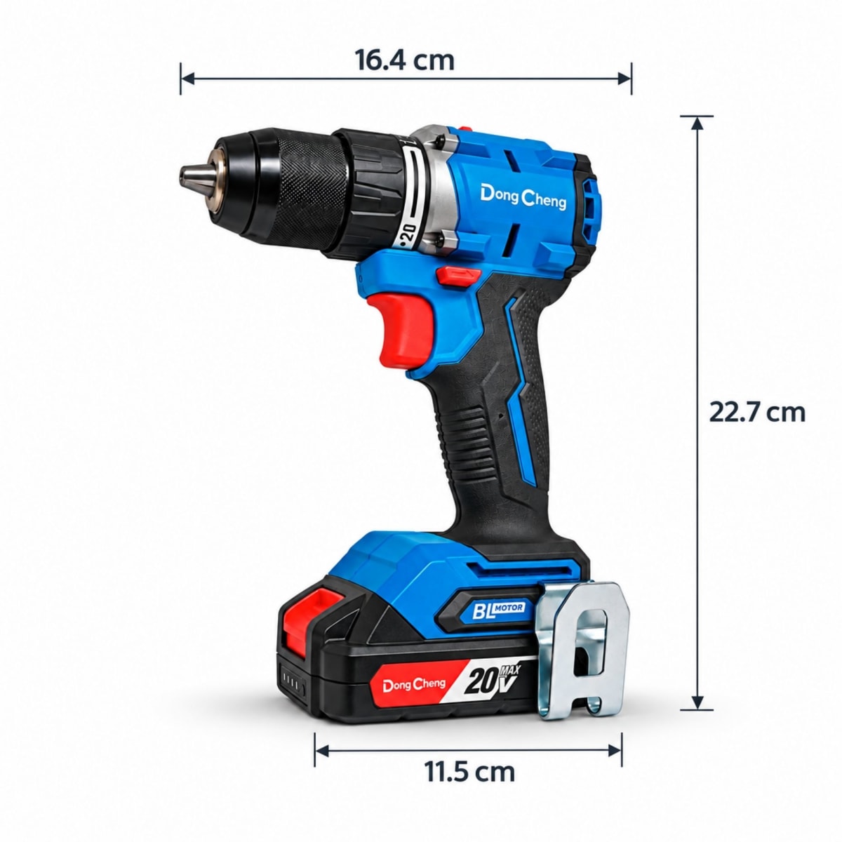 TALADRO PERCUTOR + AMOLADORA 20V 60NM 125MM 2X4AH6