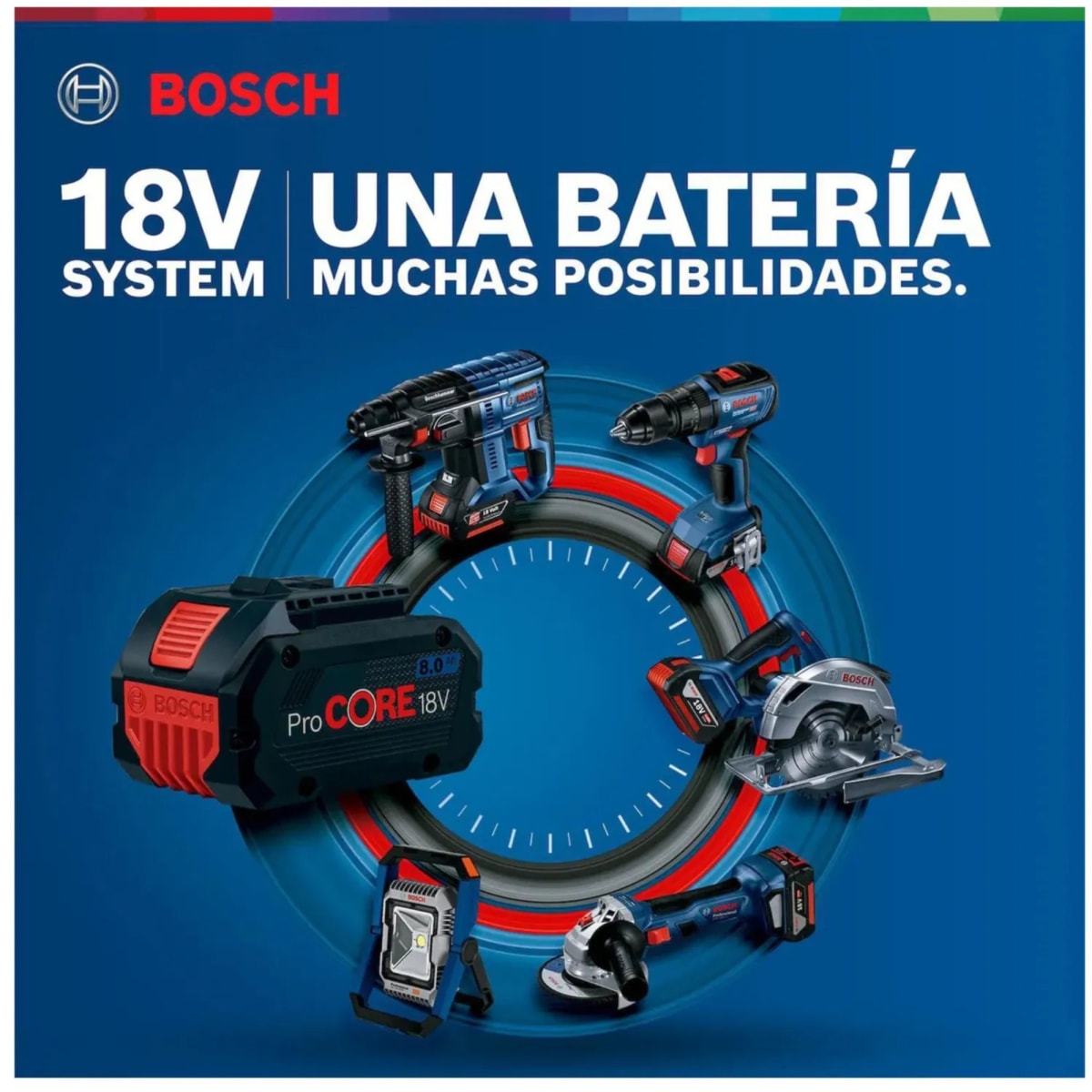 DESBROZADORA DESMALEZADORA INALAMBRICA BRUSHLESS, BATERIA 8A, GRT 18V-33 BOSCH7