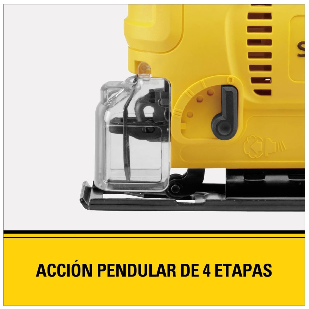 Sierra Caladora Eléctrica 600W SJ60K + Maletín Stanley7